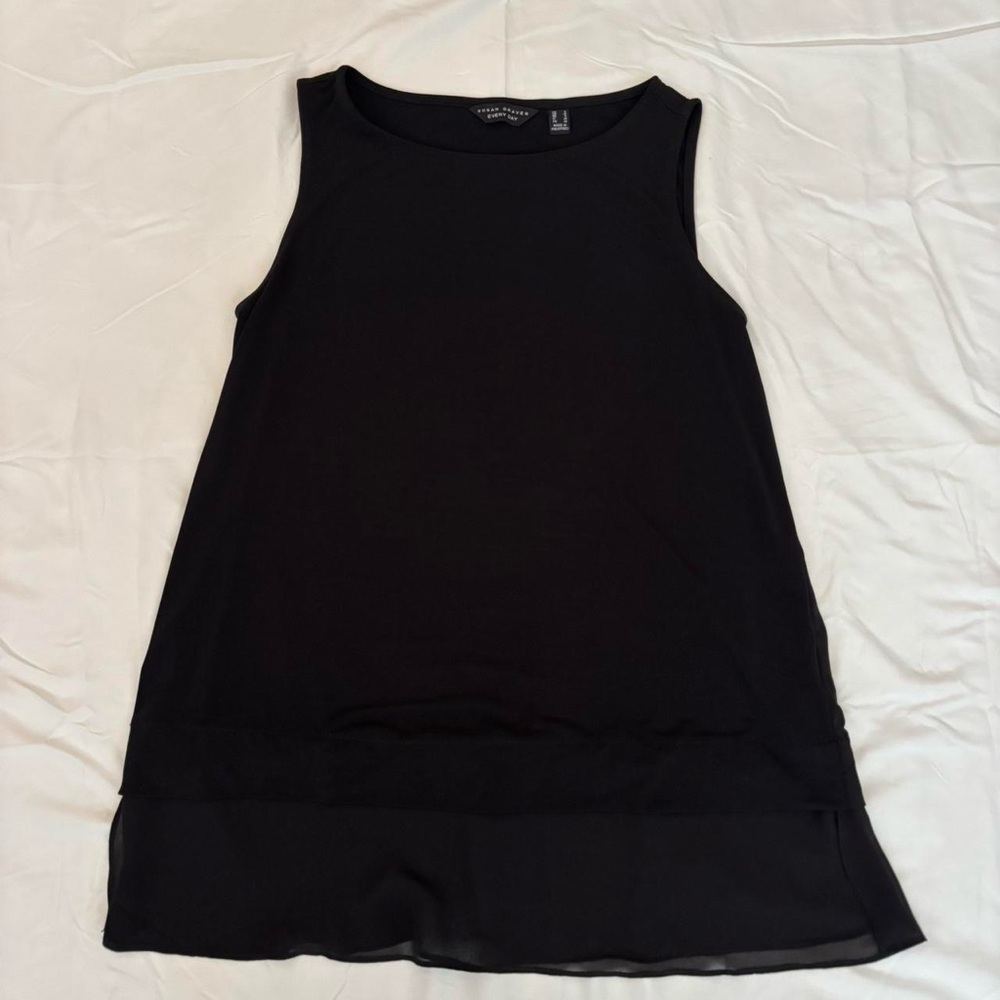 Susan Graver black tank top